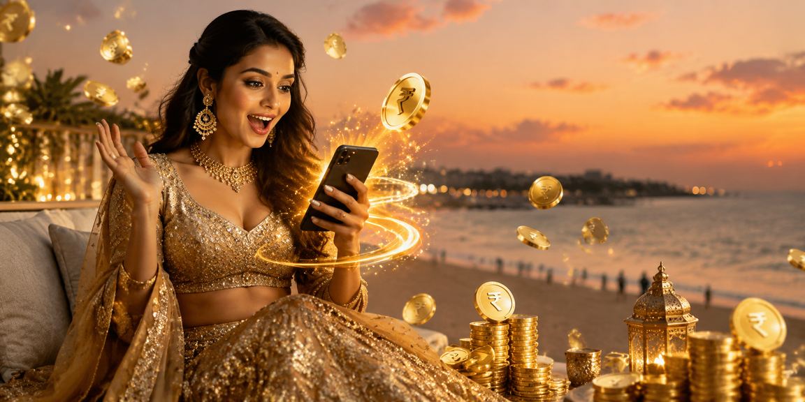 Chennai cityscape with vibrant gaming and festive atmosphere